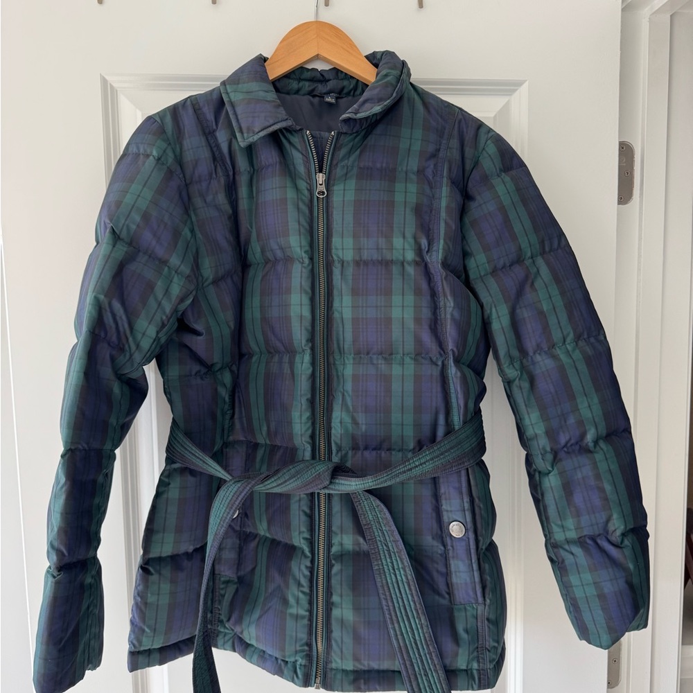 Brooks Brothers Blue and Green Puffer Jacket